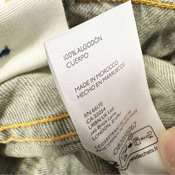 NEW Free People We The Free Boomerang Full Moon High Rise Long Shorts 26 - Picture 14 of 15